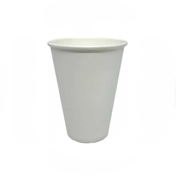 Стакан бумажный 340мл (белый)