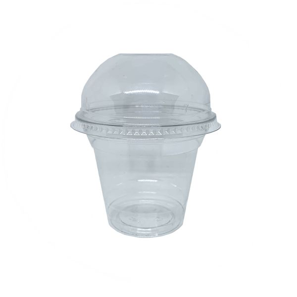 Стакан 240мл + крышка купольная без отверстия