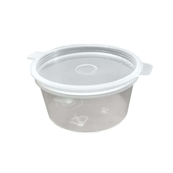 Соусник з крышкой 30мл прозрачный