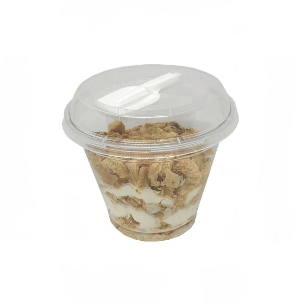 Стакан 200мл з кришкою та складною ложкою