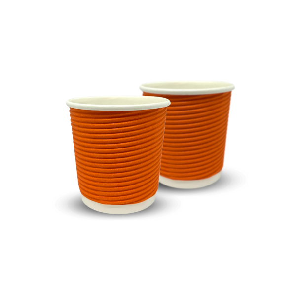 Гофростакан 110 мл (оранжевый)