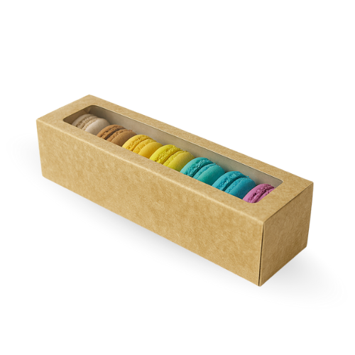 Упаковка для макарунс (9 шт) Міді